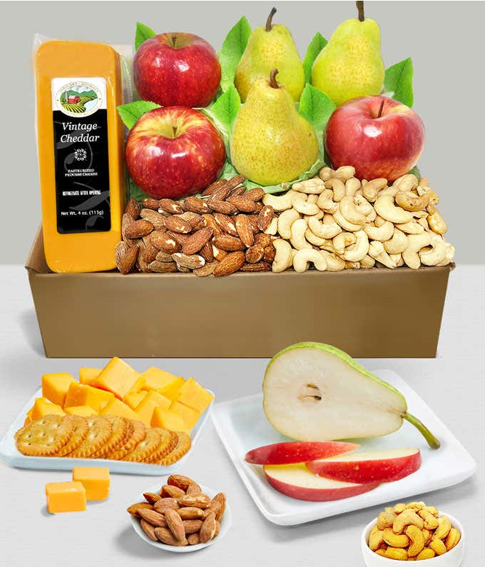 Classic Fruit, Cheese, & Nut Gift Basket