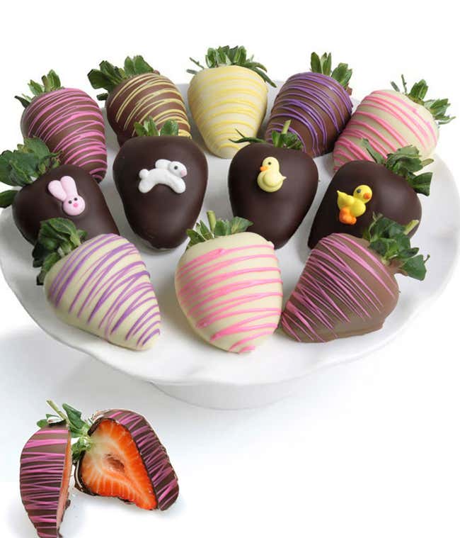 Dozen Easter Chocolate Dipped Strawberries