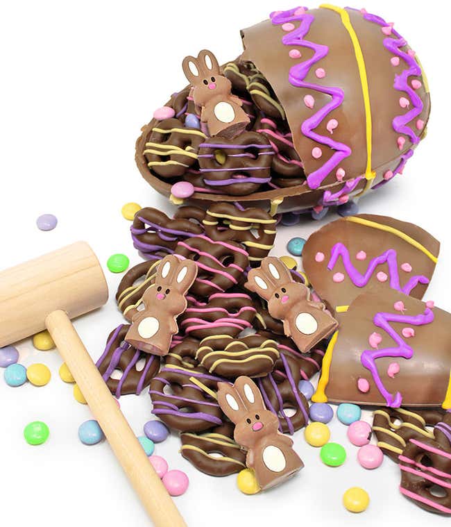Breakable Belgian Chocolate Easter Egg