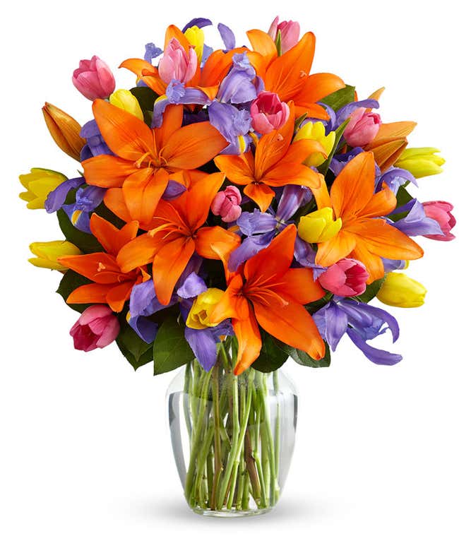 Deluxe Kaleidoscope Blooms Bouquet