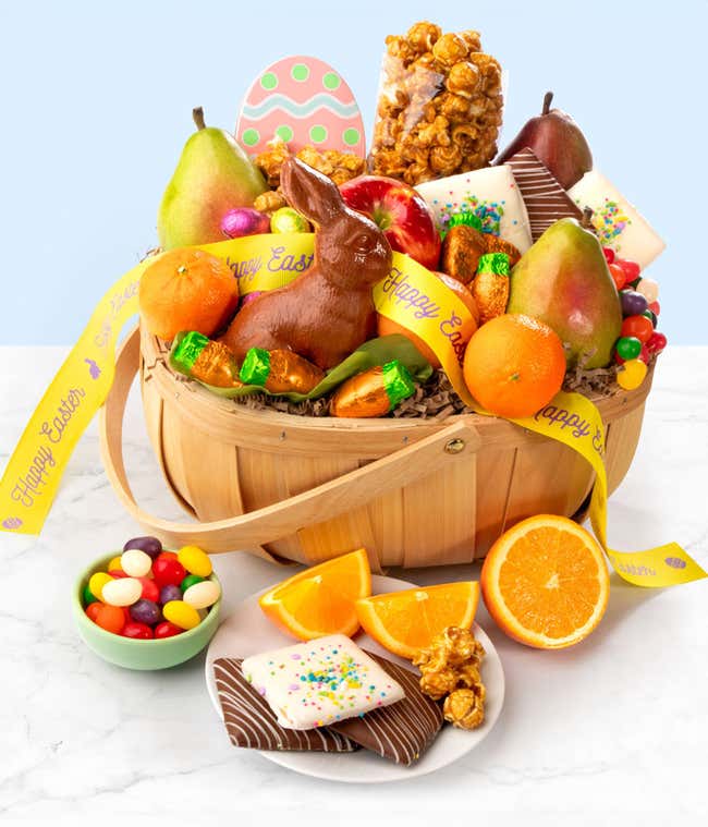 Fruit &amp; Treats Easter Gift Basket