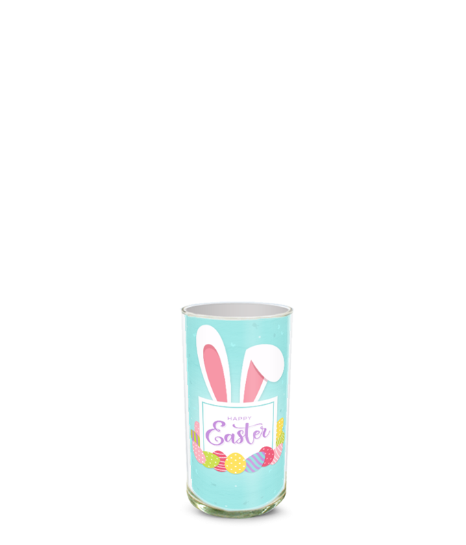 Partial image of Custom Photo Vase without flowers.